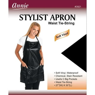 Hair Stylist Apron with Rhinestone Tools for Hairdresser 3 Pockets and Long  Ties 