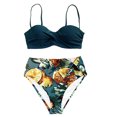thumbnail image 2 of SEMPAI 2024 New Women Swimsuits Wrap Swimwear Fashionable Swimsuit Tankini Set Bikini Swim Suits,Plus Size Bathing Suit Tankini Swimsuits for Women, 2 of 5