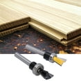 thumbnail image 4 of Woodworking Pattern Router Bits, Dovetail Joint Router Bit Carbide 1/4in Shank With Bearing For Furniture Building For Plywood For Cabinet Making, 4 of 8