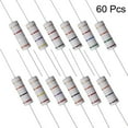 thumbnail image 3 of Paquete de 60 Resistor de Película de Óxido Metálico 5W 3.9K, 4.7K, 5.6K, 8.2K, 10K, 15K, 18K, 20K, 22K, 24K, 27K, 30K Ohm, 3 of 5
