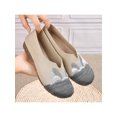 thumbnail image 5 of Frontwalk Womens Casual Shoes Non-Slip Sneakers Mesh Flats Sports Lightweight Loafers Women Slip On Walking Shoe Grey 6.5, 5 of 6