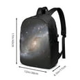 thumbnail image 4 of YFYANG 17" Laptop Backpack, Cosmic Night Sky Galaxies Fashion Travel Work Backpack with USB and Headphone Cable Interface for Men and Women, 4 of 8