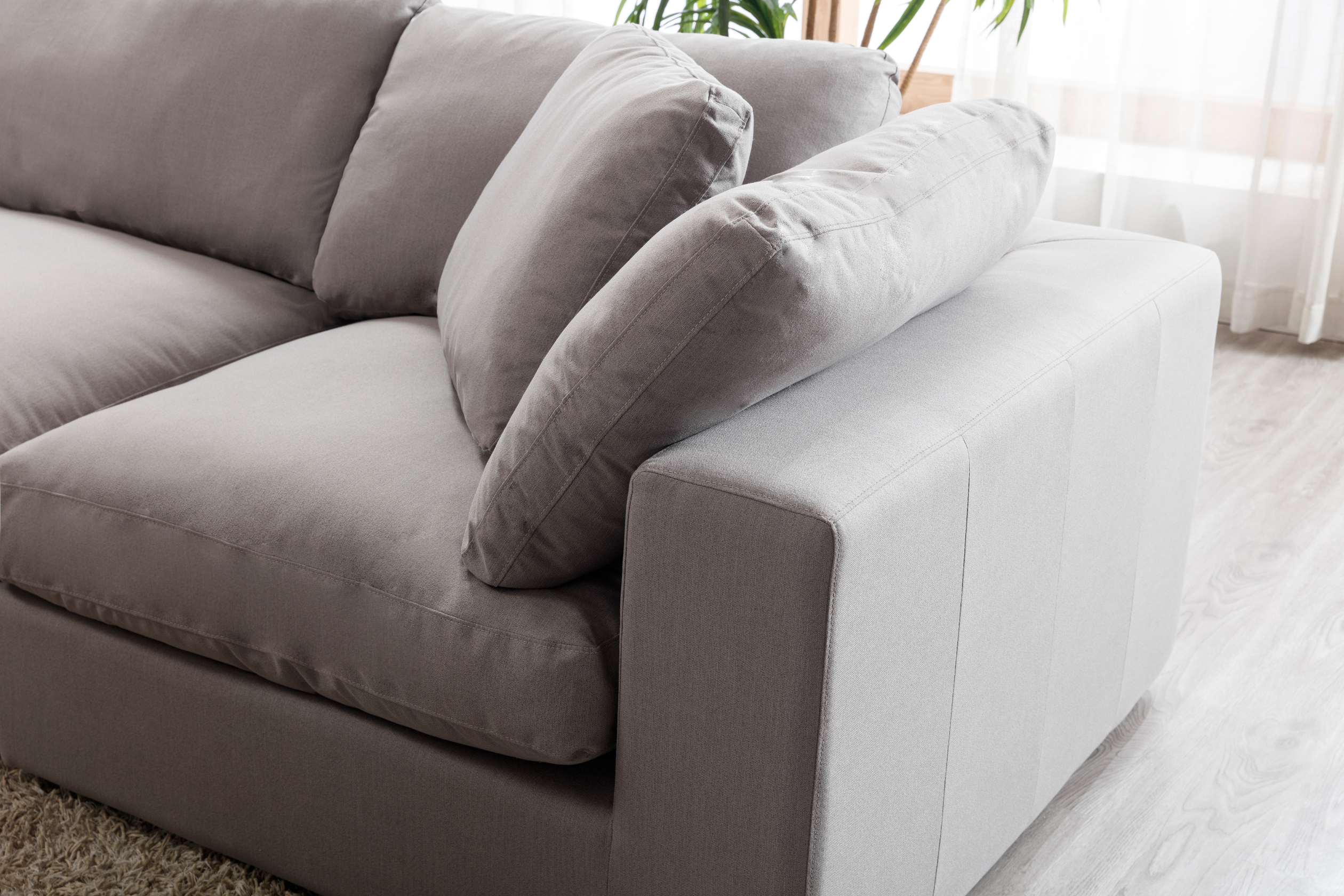 Roundhill Furniture Rivas Contemporary 4-Piece Sectional Sofa - Graphite - image 3 of 9