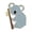 Grey, variant on Panda Brooch Koala Brooch Rabbit Brooch Cartoon Origami Style Animal Broo #-5