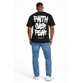 thumbnail image 2 of Faith Over Fear Psalms 118 Graphic T-Shirt Christian Inspirational Tee, 2 of 6