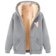 thumbnail image 1 of WILLBEST Sudaderas En Pareja Autumn/Winter Lamb Coat Plus Thick Hooded Cardigan Plus Size Coat Grande, 1 of 2