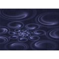 thumbnail image 1 of Ahgly Company Machine Washable Indoor Rectangle Transitional Night Blue Area Rugs, 2' x 3', 1 of 7