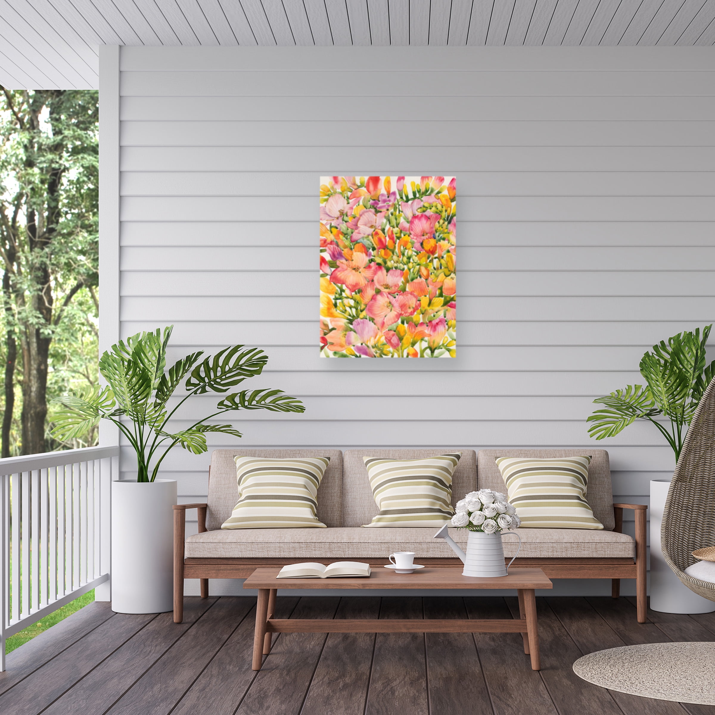 Tim O'Toole 'Wildflower Study II' Outdoor Canvas 19x14