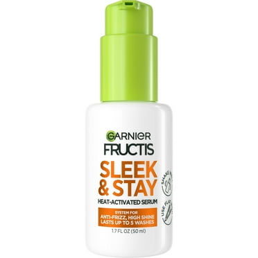 Garnier Fructis Sleek & Shine Sleek and Stay, for Frizzy and Dry Hair, Pump, 1.69 fl oz