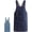 Dark Blue, variant on Cross Back Cooking Aprons for Women Men Jean Kitchen Apron with Pockets Cute for Baking, Durable & Stain-Resistant
