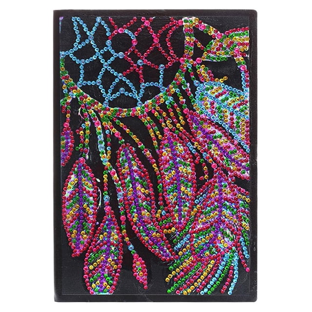 Atrapasueños DIY pintura de diamante en forma especial 50 páginas cuaderno de bocetos A5 Tmvgtek decoración de arte en el hogar