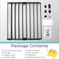 thumbnail image 2 of bebé eroo by North States - Easy Swing &amp; Lock Baby Gate Series 2: Puerta de Seguridad de Metal para escaleras y Puertas, Ajustable de 28.68 a 47.85 Pulgadas de Ancho, 31 Pulgadas de Alt, 2 of 7