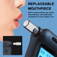thumbnail image 4 of Graflsoa Portable Breath Alcohol Tester with LCD Display, Voice Broadcast, and 5 Replaceable Mouthpieces for Accurate BAC Detection (3 AAA Batteries Not Included), 4 of 6