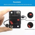 thumbnail image 4 of Disyuntor con reinicio manual 12V-36V DC Montaje en superficie impermeable para audio de automóvil Rv Marine Boat Truck Trolling Motors, 30-300A Altavoz de automóvil Fusible reiniciable Xemadio WRMH-950-10, 4 of 8