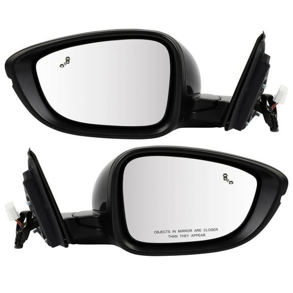 cciyu Passenger and Driver Side View Mirror Replacement For 2018-2022 For Honda For ACCORD Power | Heated | Blind Spot Detection |Turn Signal Replace HO1320330 HO1321330 Black