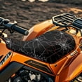 thumbnail image 4 of Uorisanigo Seat Cover for ATV Water-Resistant Cobweb Print Four-Wheeler Seat Cover Compatible with Most ATV for Sportsman, Rancher, Foreman, Scrambler, 4 of 7