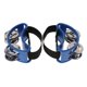 thumbnail image 5 of 1 par de percusión de pandereta de cascabeles de acero doble para niños Azul Yuyangstore Pie Pandereta, 5 of 8
