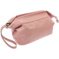 thumbnail image 3 of Large Capacity Makeup Bag Travel Essentials Pink 33x14.5cm Simple Storage 1 Piece, 3 of 4
