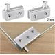 thumbnail image 4 of Bisagra pivotante de vidrio, eje de rotación, puerta de gabinete de vino de vidrio, bisagras giratorias, Clip de abrazadera, bisagra de eje, muebles, 2 uds., 4 of 5