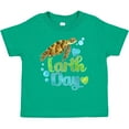 thumbnail image 3 of Inktastic Earth Day Sea Turtle and Hearts Boys or Girls Toddler T-Shirt, 3 of 5