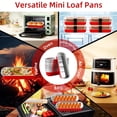 thumbnail image 5 of Aluminum Pans with Lids 6.53" x 2.5"Start Makers Mini Loaf Pans with Lids and Spoons Sealing Sticker 20Pcs Disposable Foil Pans for Home Baking, Party Prep, Outdoor Grilling, 5 of 7