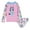 Pink, variant on Bluey UPF 50+ Rash Guard and Bikini Bottom Toddler to Big Kid