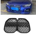 thumbnail image 2 of Front Grille Grill For BMW 4 Series G22 G23 2021-2024 2 Door Silver Car Upper Bumper Hood Mesh Cover Grid, 2 of 7
