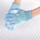 thumbnail image 4 of Guantes de baño exfoliantes de doble textura para ducha, spa, masajes y exfoliaciones corporales, 4 of 5