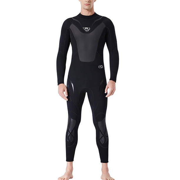 Traje de buceo Secado rápido Secado rápido Pantalones de manga larga de una pieza Sunprotection Manténgase al calentamiento para bucear Snorkeling Surfing Natación Negro / Negro Línea 【XL】 Yuarrent OD003281-19