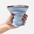 thumbnail image 4 of Taza plegable telescópica de silicona para niños, botella de agua plegable de viaje al aire libre, tazas, vajilla, taza de agua, 4 of 4