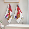 thumbnail image 3 of Superhero Mother Hand Towels 2 PCS, Momday Kitchen Towel Ultra Soft and Highly Absorbent,Decorative Fingertip Face Towel for Bathroom Hotel, 28.3"x14.4", 3 of 4
