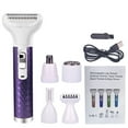 thumbnail image 2 of LHWEN Eyebrow Trimmer Women's 5 In 1 Multi Function Hair Remover Electric Eyebrow Trimmer Body Shaver Legs Armpits Facial Bikini Nose Hair Remover USB Charging Gentle and for Sensitive Skin Dry, 2 of 4
