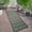 GREEN, variant on World Rug Gallery Transitional Geometric Textured Flat Weave Indoor/Outdoor Area Rug - BLACK 7'10"X10'