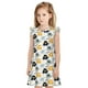 thumbnail image 1 of Fotbe Cute Elephant Vestido de Dormir para Niñas de 3 a 10 Años, Mangas Cortas, Estilo Princesa, Pijama Camisón con Mangas Voladas-XX-Large, 1 of 6