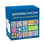 Quilt Builder Card Deck : 40 Block, 6 Layouts, Endless Possibilities (General merchandise)