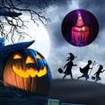 thumbnail image 2 of Sombrero con luces LED para vacaciones de Halloween que brilla intensamente, se puede usar en la cabeza o como colgante, sombrero de bruja, Kits de decoración para fiestas Gran zigzag rojo más luz Billuyoard HA007401-02, 2 of 6