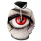 thumbnail image 3 of Sudadera con capucha con estampado de globo ocular en 3D para hombre, sudaderas casuales de manga larga con personalidad, sudaderas con capucha de gran tamaño para niños, ropa de calle, 3 of 5