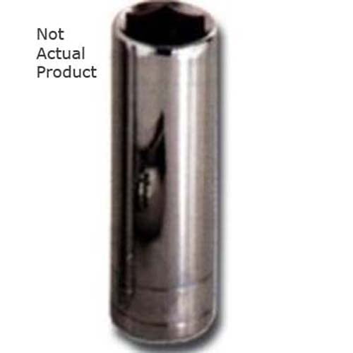 K Tool 28232 Chrome Socket, 1/2" Drive, 32mm, 6 Point, Deep, also for Front Wheel Drive Spindle Nuts