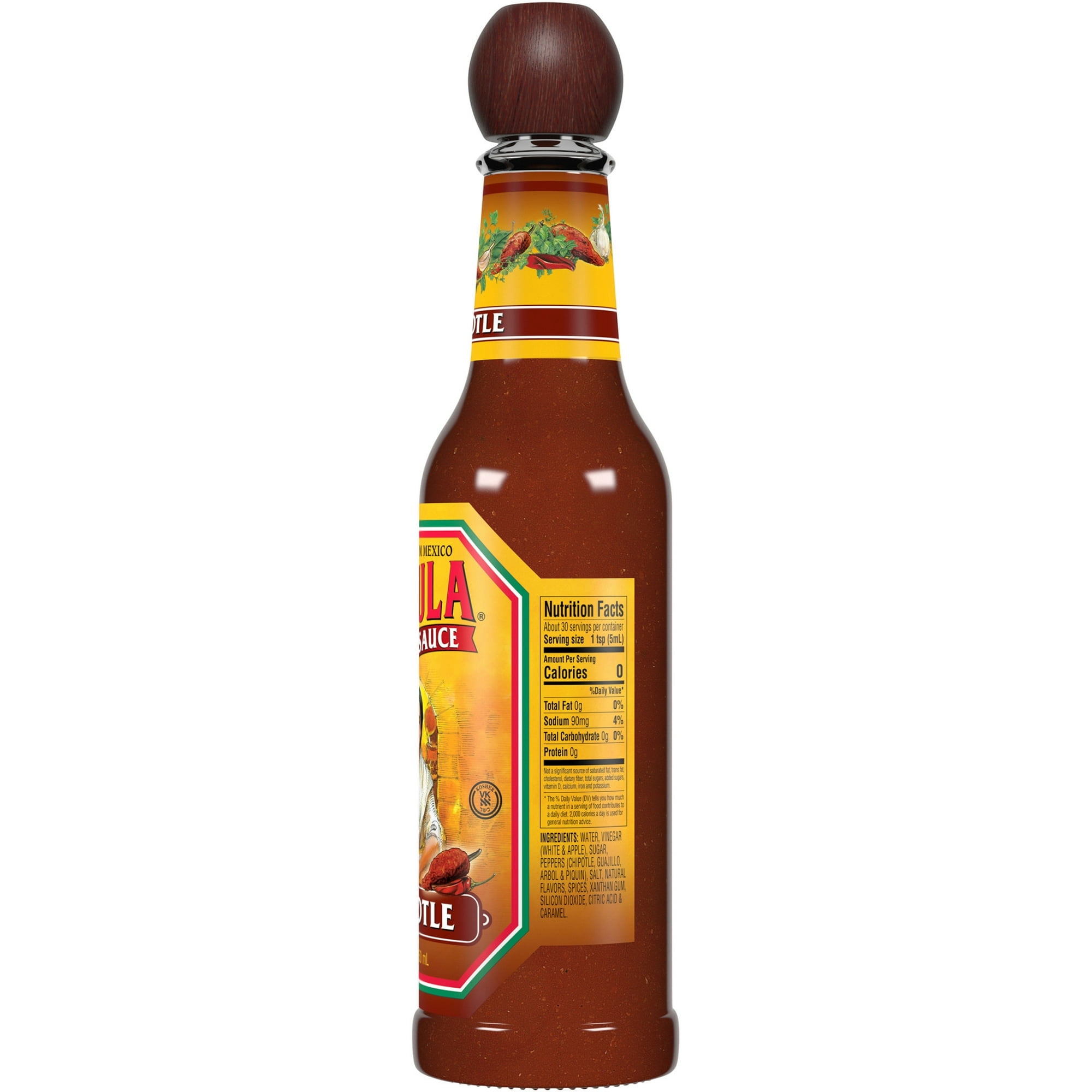 Pack of 12, Cholula Chipotle Hot Sauce, 5 oz