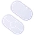 thumbnail image 1 of Jinyi Resin Mold, Oval Diy Epoxy Mould, For Plate, Dish , Tray (2pcs), 1 of 5