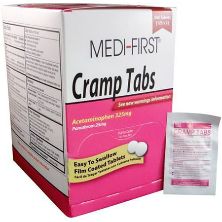Cramp Tabs Menstrual Pain Relief Acetaminophen-Box of