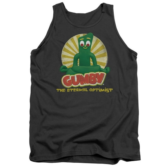 Gumby Optimist Adult Tank Top Charcoal