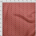 thumbnail image 4 of oneOone Cotton Poplin Red Fabric Asian Kilim Diy Clothing Quilting Fabric Print Fabric By Yard 42 Inch Wide, 4 of 5