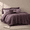 Italian Plum-King, variant on Super King Plcomforter Set 7 Pieces Leaf Bed In A Bag
