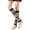 Black, variant on Xijirk Women Fair Isle Knit Leg Warmers Retro Geometric Jacquard Calf Casual Winter Accessories Blue,One Size