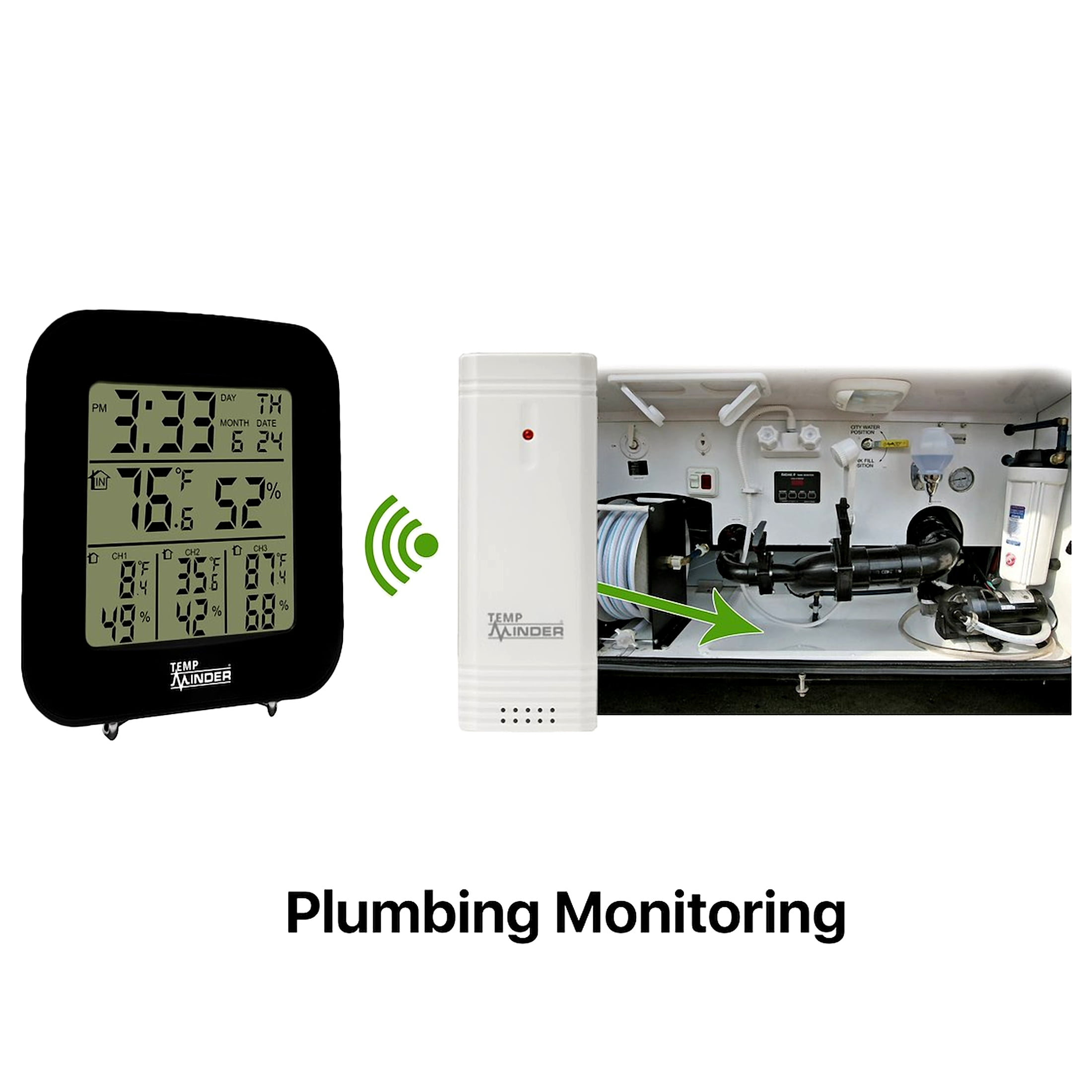 Minder MRI-333MX Weather Station 4-Zone Temp/Humidity