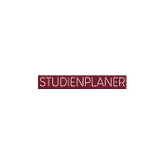 Studienplaner: Semesterplaner für Studenten und Schüler mit Stundenplan für 4 Semester - Motiv: Rot (Paperback)