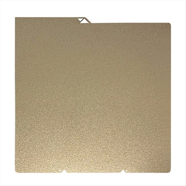 Placa de Construcción S1C S1 Combo, 264 X 276 mm, Lámina de Acero Flexible, Cama Térmica Texturizada PEI , Color Dorado.