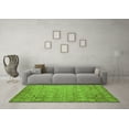 thumbnail image 3 of Ahgly Company Indoor Rectangle Abstract Green Modern Area Rugs, 4' x 6', 3 of 4