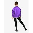 thumbnail image 4 of Girls Satin Dance Team Bomber Jacket, 4 of 14